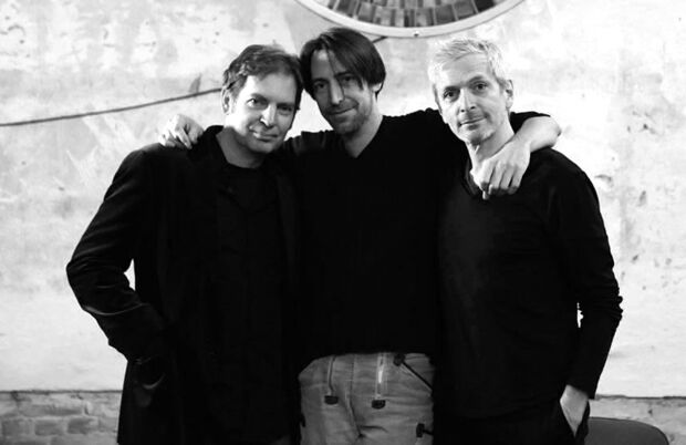 The team: Andreas F. Staffel (Composer), Daniel Weingarten (sound engineer), Jan Gerdes (pianist)
