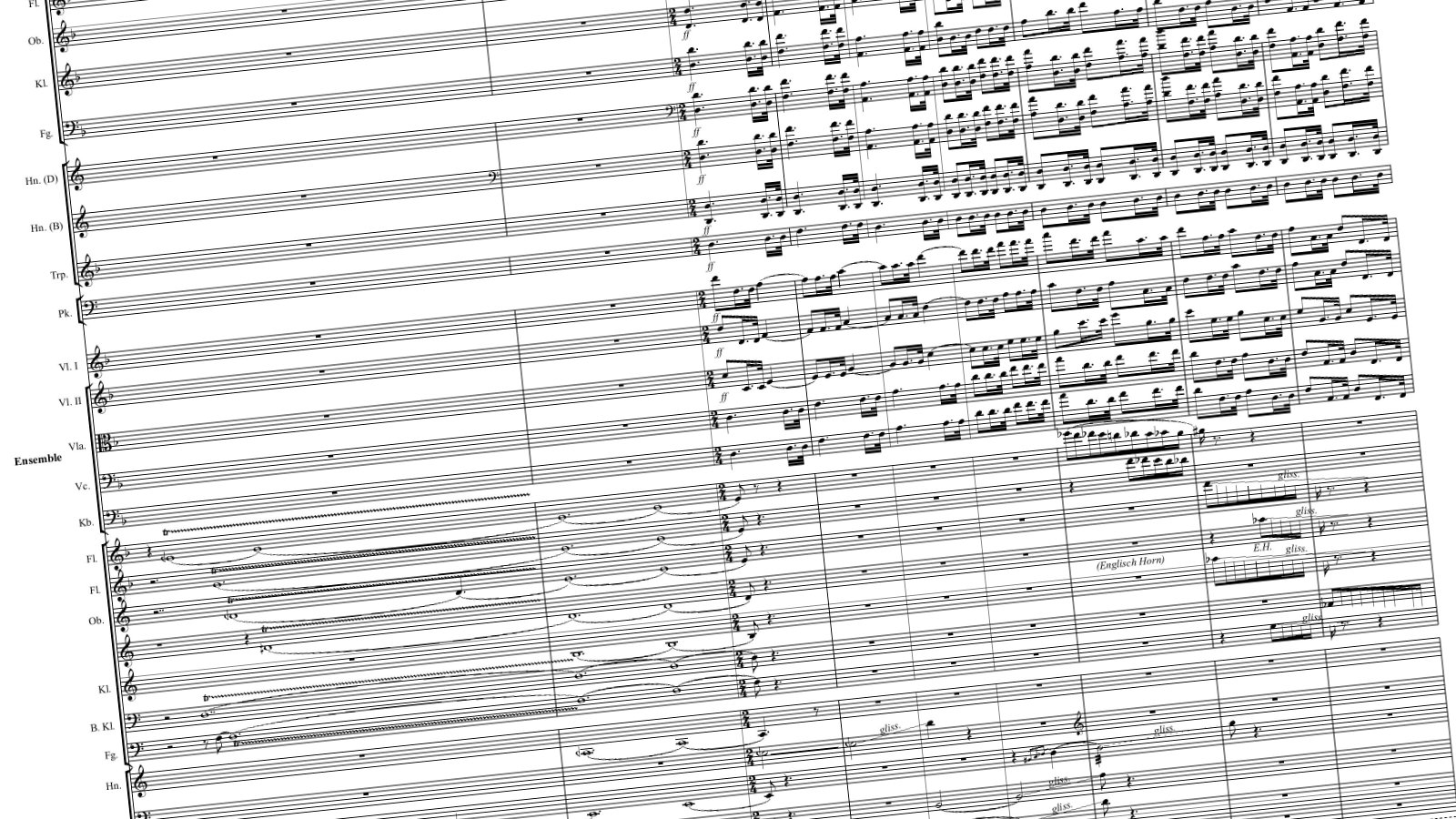 Excerpt/Part from Beethoven_off_set by Andreas F. Staffel, 1st movement, page 27